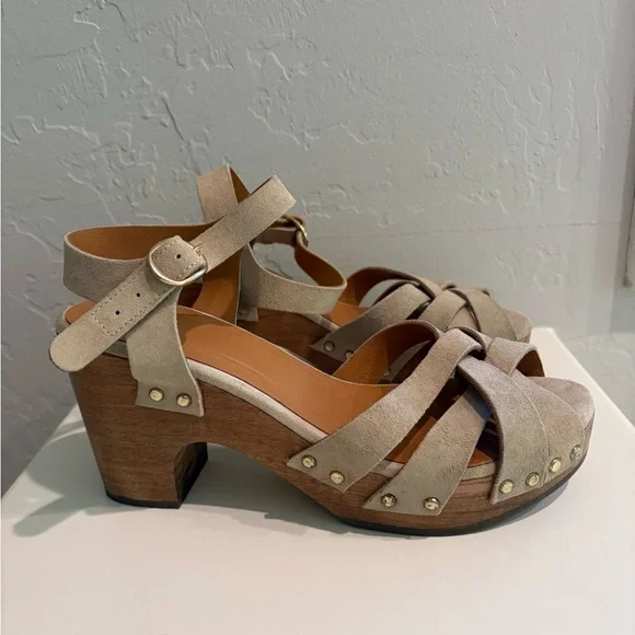 Sezane Isabelle Clogs Mastic - Size 39 - Picture 2 of 7